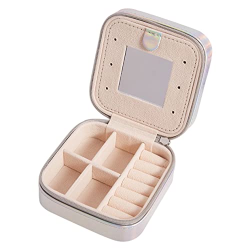 Gatuida Kleine Schmuckschatulle mit Schmuck Organizer für Reisen Praktische Aufbewahrungsbox für Ohrringe Armbänder Accessoire für Unterwegs Gatuida Kleine Schmuckschatulle mit Schmuck Organizer für Reisen Praktische Aufbewahrungsbox für Ohrringe Armbänder Accessoire für Unterwegs von Gatuida