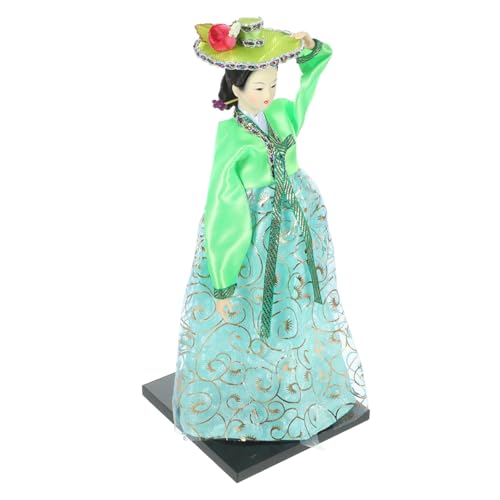 Gatuida Koreanische Stil Puppe Handgefertigte Koreanische Kunstfigur mit Traditioneller Kleidung für Desktop als Souvenir Leuchtende Farben Gestaltet Gatuida Koreanische Stil Puppe Handgefertigte Koreanische Kunstfigur mit Traditioneller Kleidung für Desktop als Souvenir Leuchtende Farben Gestaltet von Gatuida