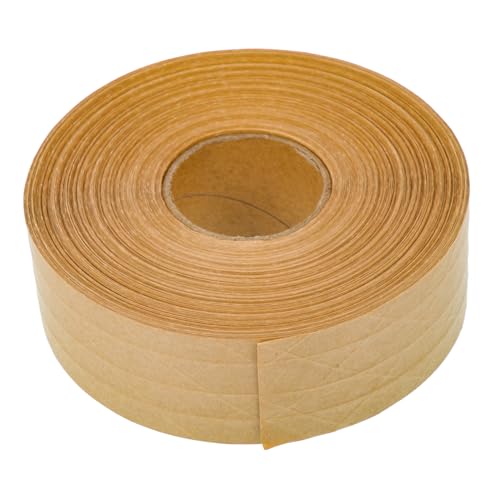 Gatuida Kraftpapier Klebeband Packband mit Starker Haftung Beschreibbar Hitzebeständig und Umweltfreundlich Vielseitig für Kartonversiegelung Bastelarbeiten und Geschenkverpackung von Gatuida