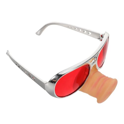 Gatuida Kreative Kostüm Sonnenbrille mit Falscher Nase für Halloween Lustige Fotorequisiten für Cosplay und Themenpartys Wiederverwendbare Party Accessoires Gatuida Kreative Kostüm Sonnenbrille mit Falscher Nase für Halloween Lustige Fotorequisiten für Cosplay und Themenpartys Wiederverwendbare Party Accessoires von Gatuida