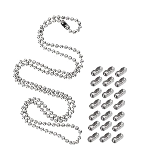 Gatuida Kugelkette mit Verbindern Runde Perlenkette für Diy Schmuck Anhänger Schlüsselanhänger und Bastelprojekte Vielseitige Perlenkette für Kreative Gestaltung Gatuida Kugelkette mit Verbindern Runde Perlenkette für Diy Schmuck Anhänger Schlüsselanhänger und Bastelprojekte Vielseitige Perlenkette für Kreative Gestaltung von Gatuida