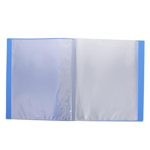 Gatuida Kunststoff Aktenordner Seitig Praktischer Dokumentenhalter für Schule Büro Portable Datei Organizer Blau Gatuida Kunststoff Aktenordner Seitig Praktischer Dokumentenhalter für Schule Büro Portable Datei Organizer Blau von Gatuida