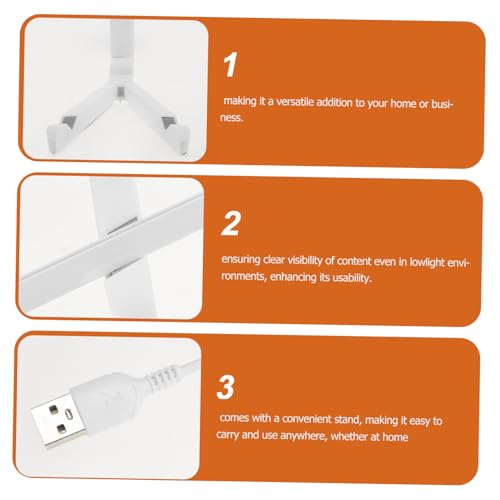 Gatuida LED Schreibtafel mit Ständer Wiederbeschreibbares Beleuchtetes Zeichenbrett für DIY Marktstand Vielseitiges LED Zeichenpad für Zuhause Schule und Geschäft Bunte Stifte Gatuida LED Schreibtafel mit Ständer Wiederbeschreibbares Beleuchtetes Zeichenbrett für DIY Marktstand Vielseitiges LED Zeichenpad für Zuhause Schule und Geschäft Bunte Stifte von Gatuida