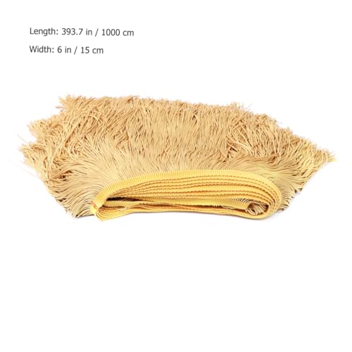 Gatuida Lange Spitzenfransenborte Breit mit Quasten Breites Spitzenband für Latein Tanzkleider Bühnenkostüme DIY Zubehör Goldener Fransenbesatz für Kleidung und Dekoration Gatuida Lange Spitzenfransenborte Breit mit Quasten Breites Spitzenband für Latein Tanzkleider Bühnenkostüme DIY Zubehör Goldener Fransenbesatz für Kleidung und Dekoration von Gatuida