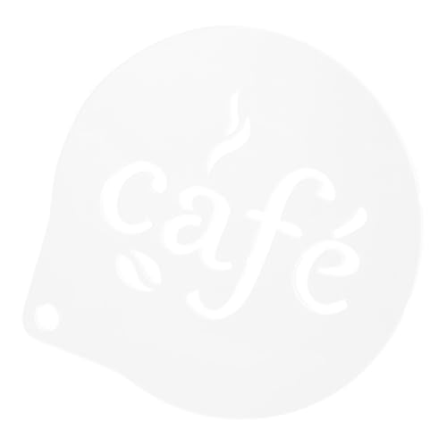 Gatuida Latte Schablone aus Acryl für Kaffee Dekoration Kleine Cappuccino Schablonen mit Schönen Mustern Vielseitige Milchschaum Vorlagen für Zuhause und Restaurant von Gatuida