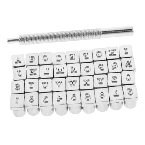 Gatuida Leder Stempelset Teilig für DIY Handwerk Zahlen und Buchstaben Prägewerkzeug Langlebigem für Leder und Mehr für Kreative Projekte Gatuida Leder Stempelset Teilig für DIY Handwerk Zahlen und Buchstaben Prägewerkzeug Langlebigem für Leder und Mehr für Kreative Projekte von Gatuida