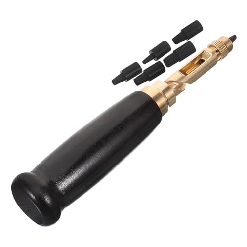 Gatuida Lederlochzange Teiliges mit Metallstempel Automatischer Gürtel und Uhrenarmband Locher Langlebiges DIY Punch Tool für Leder Canvas Praktische Handwerkzeuge von Gatuida