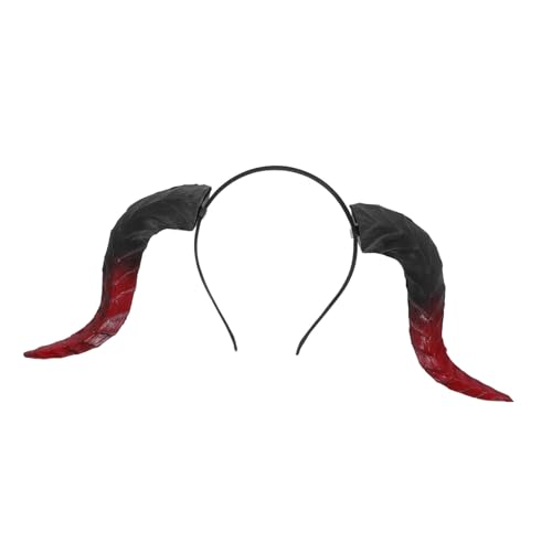 Gatuida Leichtes Elastisches Halloween-haarband mit Abnehmbaren Teufelshörnern Passform für Damen und Herren Bequemes Cosplay-accessoire für Party Karneval und Maskerade von Gatuida