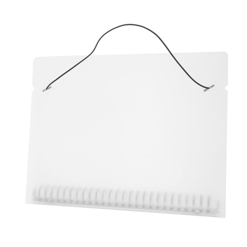 Gatuida Loseblatt notizbuch Hülle Halbtransparente PP Binder Schutzhülle Nachfüllbare Planer Schutz für Ringbuch Alltag Büro Organizer von Gatuida