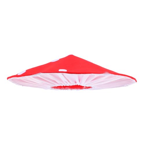 Gatuida Lustiger Pilz Partyhut für Erwachsene Leichter und Bequemer Mushroom Beanie Auffälliges Kostüm Accessoire für Karneval Bühnenauftritte Festivals und Halloween von Gatuida