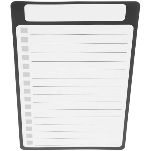 Gatuida Magnetischer Kühlschrank Notizblock Wiederbeschreibbares Einkaufslisten Notepad mit Pet Oberfläche für To Do Listen und Erinnerungen für Küche von Gatuida