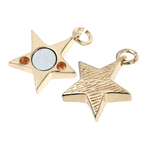 Gatuida Magnetverschluss Schmuckverschluss Fünfzackiger Stern Magnetischer Verschluss für Armbänder Halsketten DIY Schmuckverbinder Doppelmagnet Goldbeschichtung Langlebig Gatuida Magnetverschluss Schmuckverschluss Fünfzackiger Stern Magnetischer Verschluss für Armbänder Halsketten DIY Schmuckverbinder Doppelmagnet Goldbeschichtung Langlebig von Gatuida