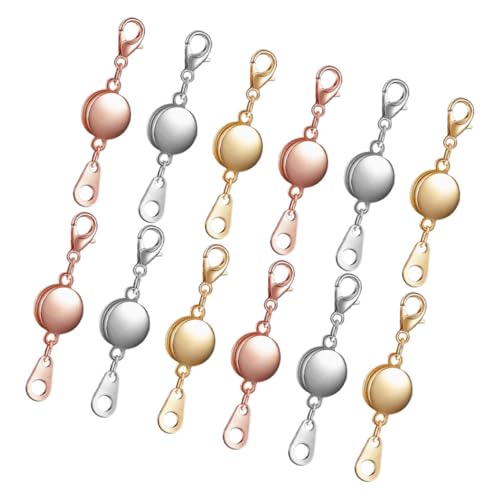 Gatuida Magnetverschluss Schmuckverschluss Rund Glänzend Teiliges Praktische DIY Clasps für Halsketten Armbänder Schmuckreparatur Einfache Einhandbedienung Gatuida Magnetverschluss Schmuckverschluss Rund Glänzend Teiliges Praktische DIY Clasps für Halsketten Armbänder Schmuckreparatur Einfache Einhandbedienung von Gatuida