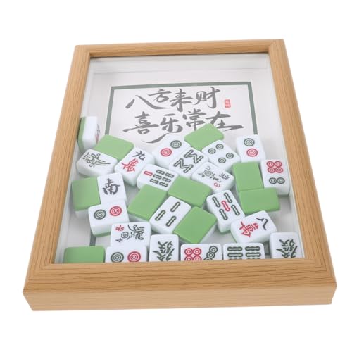 Gatuida Mahjong- -ausstellungsrahmen, Chinesischer Traditioneller -bilderrahmen, DIY-Foto-ausstellungshalter Aus Holz Für Reichtum, tischdekoration Gatuida Mahjong- -ausstellungsrahmen, Chinesischer Traditioneller -bilderrahmen, DIY-Foto-ausstellungshalter Aus Holz Für Reichtum, tischdekoration von Gatuida