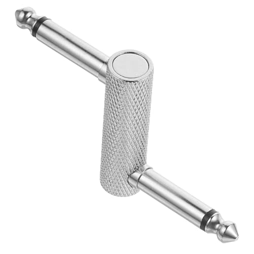 Gatuida Metall Guitar Pedal Connector Z Förmig Audio Adapter für Gitarren Effektgeräte Niedrige Starke Signalübertragung Kompakt und Langlebig Gitarrenzubehör Gatuida Metall Guitar Pedal Connector Z Förmig Audio Adapter für Gitarren Effektgeräte Niedrige Starke Signalübertragung Kompakt und Langlebig Gitarrenzubehör von Gatuida