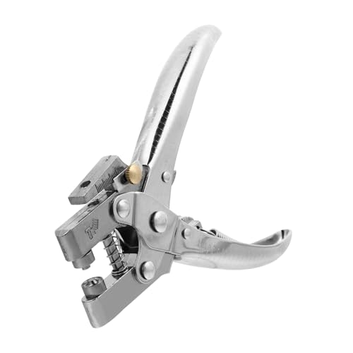 Gatuida Metall Lederlochzange Set Multifunktional für DIY Leder Gürtel Karton Lochstanzer Werkzeug mit Rutschfestem Griff für Handwerk und Heimgebrauch von Gatuida