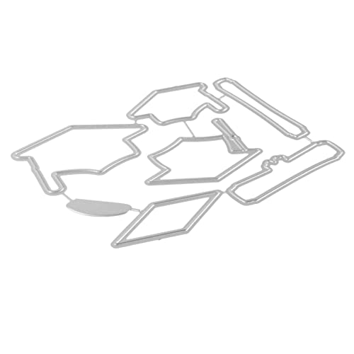 Gatuida Metall Stanzform Abschlussmütze Präzise Schneidform DIY Präge Schablone für Karten Scrapbooking und Basteln zum Abschlussfeier Dekorieren Gatuida Metall Stanzform Abschlussmütze Präzise Schneidform DIY Präge Schablone für Karten Scrapbooking und Basteln zum Abschlussfeier Dekorieren von Gatuida