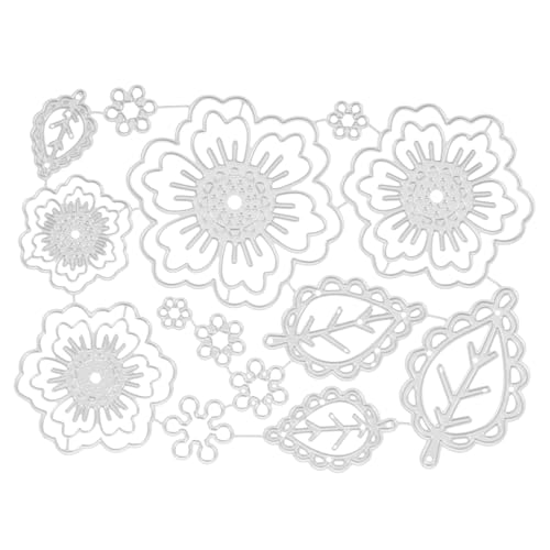 Gatuida Metall Stanzformen für DIY Basteln Blüten Blattmotiv Prägeschablonen Langlebige Carbonstahl Schneideformen für Scrapbooking Grußkartenherstellung Kompatibel mit Schneidemaschinen Gatuida Metall Stanzformen für DIY Basteln Blüten Blattmotiv Prägeschablonen Langlebige Carbonstahl Schneideformen für Scrapbooking Grußkartenherstellung Kompatibel mit Schneidemaschinen von Gatuida