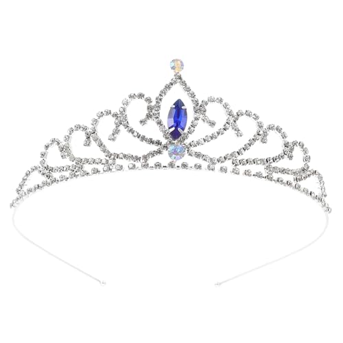 Gatuida Metall Tiara mit Funkelnden Strasssteinen Zarte Mädchenkrone Haarreif für Mädchen Langlebiges Metall design Modisches Accessoire für Geburtstage Partys und Besondere Anlässe von Gatuida