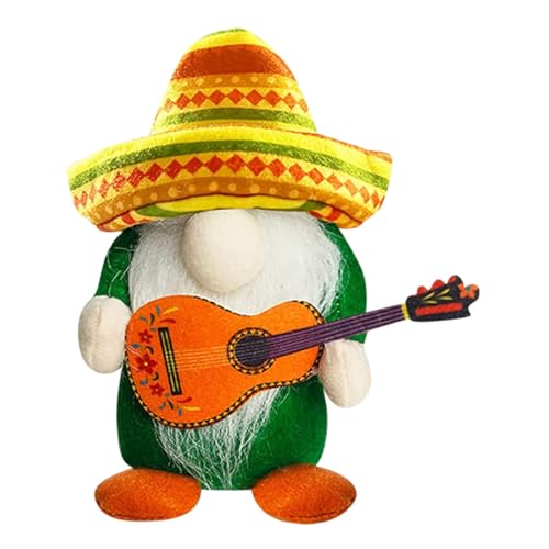 Gatuida Mexikanische Gnom Puppe mit Strohhut Hawaii Stil Dekorative Zwergfigur aus Langlebige Haus und Partydekoration Sommerliche Tisch und Regalverzierung für Familienfest Gatuida Mexikanische Gnom Puppe mit Strohhut Hawaii Stil Dekorative Zwergfigur aus Langlebige Haus und Partydekoration Sommerliche Tisch und Regalverzierung für Familienfest von Gatuida