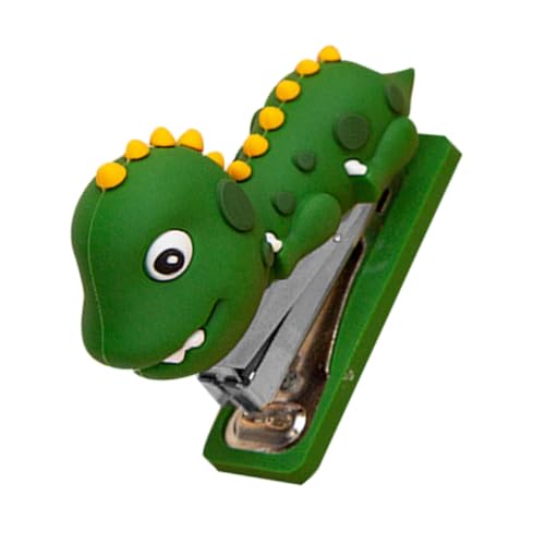 Gatuida Mini Dinosaur Heftgerät Lustiger und Kreativer Tacker für Büro und Studium Handgefertigter Silikon Heftgerät mit Dekorativem Dinosaurier Design Tragbar und Praktisch für von Gatuida