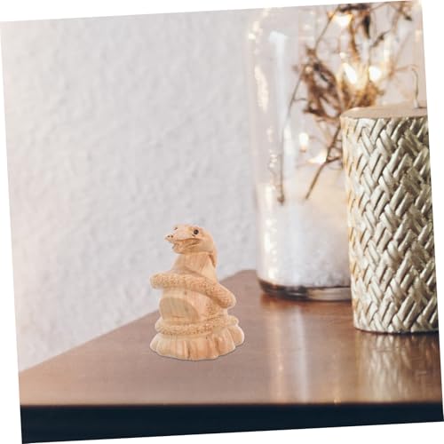 Gatuida Mini Holz Schlange Figurine Realistische Simulation Dekoratives Jahr der Schlange Tischdeko Holzskulptur Snake Modell für Party und Gatuida Mini Holz Schlange Figurine Realistische Simulation Dekoratives Jahr der Schlange Tischdeko Holzskulptur Snake Modell für Party und von Gatuida