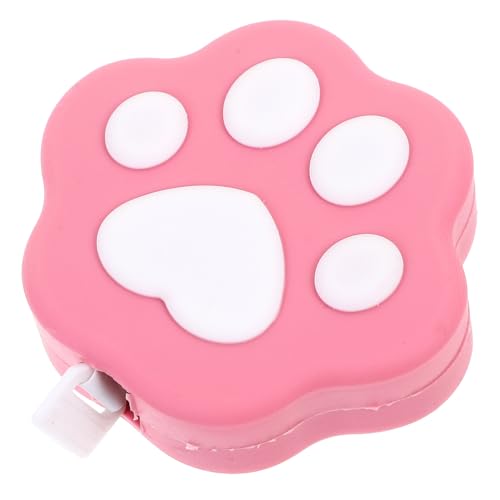 Gatuida Mini Maßband Katzenpfote Cartoon Design Flexibles und Tragbares Körpermaßband Praktisches Messwerkzeug für Kleidung Langlebiges Material Farbenfrohes Kompakte Zufällige Farbe von Gatuida