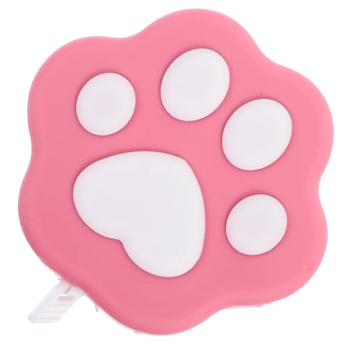 Gatuida Mini Maßband mit Katzenpfoten Design Flexibles Tragbares Körpermaßband zum Nähen und Erfassen Cartoon Maßband für Kleidung Praktisches Langlebiges Messwerkzeug für Zufällige Farbe von Gatuida