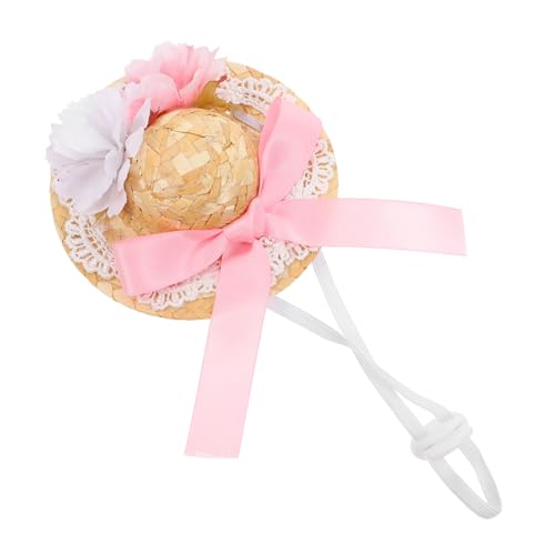 Gatuida Miniatur Puppenhut aus Rattan und Kleine Sommer Dekoration mit Schleife und Blume Durchmesser Robust und für Puppen Dress Up und DIY Bastelbedarf Gatuida Miniatur Puppenhut aus Rattan und Kleine Sommer Dekoration mit Schleife und Blume Durchmesser Robust und für Puppen Dress Up und DIY Bastelbedarf von Gatuida
