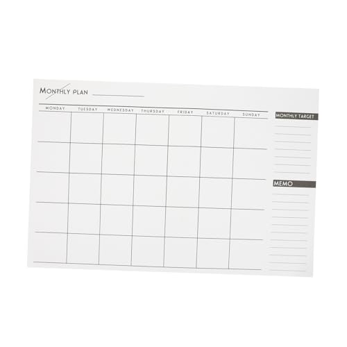Gatuida Monatlicher Notizblock Simple Month Schedule mit Arbeits Lernplan Bunte Auswahl Praktischer Tischkalender für Büro Schule und Zuhause für Effektive Organisation Gatuida Monatlicher Notizblock Simple Month Schedule mit Arbeits Lernplan Bunte Auswahl Praktischer Tischkalender für Büro Schule und Zuhause für Effektive Organisation von Gatuida