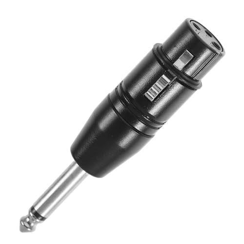 Gatuida Mono Audio Adapter Xlr Buchse Robuster Konverter Einfaches Plug Play Kompatibel für Mikrofone Kopfhörer Mobiles Tonstudio Zubehör von Gatuida