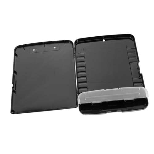Gatuida Multifunktionale Datei Aufbewahrungsbox mit Stifthalter Transparenter Robuster Kunststoff Dokumenten Organizer für Büro und Zuhause Leichter Tragbarer Papier und Projektordner von Gatuida