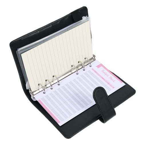 Gatuida Multifunktionaler Budgetplaner Ringbuch Geld Organizer Sparbuch mit Fächern für Bargeld Karten und Belege Wiederbefüllbares Notizbuch für Finanzplanung und Cash Budgeting Schwarz Gatuida Multifunktionaler Budgetplaner Ringbuch Geld Organizer Sparbuch mit Fächern für Bargeld Karten und Belege Wiederbefüllbares Notizbuch für Finanzplanung und Cash Budgeting Schwarz von Gatuida