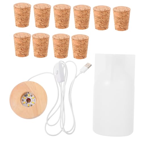 Gatuida Nachtlicht Silikonform DIY Kreative Epoxidharz Form Langlebig Geruchlos Flexibel für Tischlampe Kerze Basteln Schlafzimmer Schlummerleuchte von Gatuida