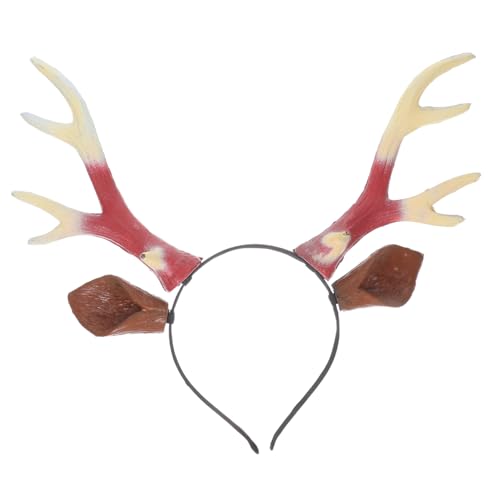 Gatuida Niedliches Weihnachts Accessoire mit Rehohren für Kostüme für Erwachsene Braun für Feiertage und Themenpartys von Gatuida