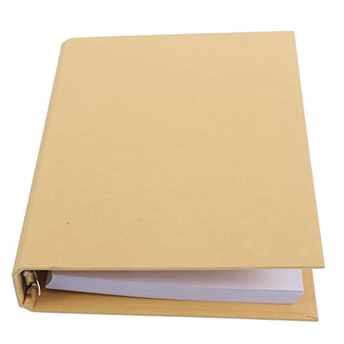 Gatuida Notizbuch aus Kraftpapier Nachfüllbares Tragbares Skizzen und Tagebuch Blanko Loose Leaf Papier Vielseitig Einsetzbar für Reisen Notizen und Zeichnungen von Gatuida