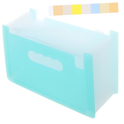 Gatuida Ordner Ticketspeicherpaket Schreibtisch-organizer Veranstalter Quittung Receipt Organizer Office Desk Organizer Bürozubehör Coupon Organizer Inhaber Arbeiten Pp Himmelblau von Gatuida