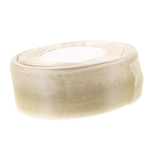 Gatuida Organza Geschenkband Breit Glitzerndes Chiffon Band für Basteln Blumendeko Hochzeit Verpackung und DIY Schleifen Elegant Schimmerndes Dekoband von Gatuida