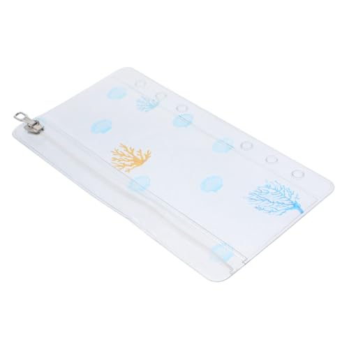 Gatuida PVC Binder Zip Bag Organizer mit Ringen Abnehmbare Reißverschlusstasche für Notizbücher Robuste Transparente Hülle zur Aufbewahrung von Stiften und Kleinteilen im Scrapbooking Gatuida PVC Binder Zip Bag Organizer mit Ringen Abnehmbare Reißverschlusstasche für Notizbücher Robuste Transparente Hülle zur Aufbewahrung von Stiften und Kleinteilen im Scrapbooking von Gatuida