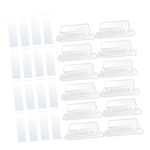 Gatuida PVC Transparente Hängeregistratur Registerkarten mit Beschreibbaren Papieretiketten für Büro und Akten Kleine Ordnerlaschen zur Schnellen Datei Kategorisierung Gatuida PVC Transparente Hängeregistratur Registerkarten mit Beschreibbaren Papieretiketten für Büro und Akten Kleine Ordnerlaschen zur Schnellen Datei Kategorisierung von Gatuida