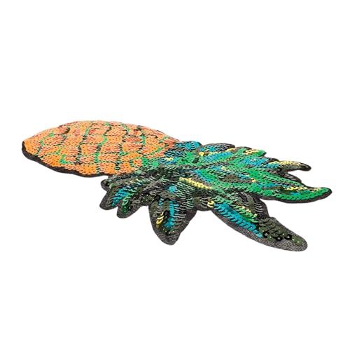 Gatuida Pailletten Aufnäher Ananas Form Bestickter Patch für Kleidung Vielseitig Einsetzbar Kompakt Hautfreundlich Langlebig zum Aufnähen Jacken Hüte Rucksäcke DIY Zubehör Gatuida Pailletten Aufnäher Ananas Form Bestickter Patch für Kleidung Vielseitig Einsetzbar Kompakt Hautfreundlich Langlebig zum Aufnähen Jacken Hüte Rucksäcke DIY Zubehör von Gatuida