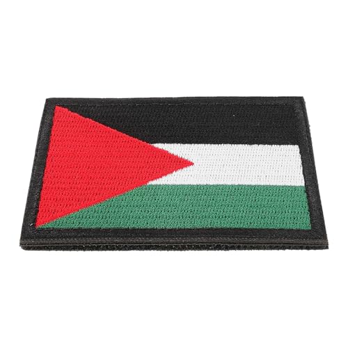 Gatuida Palästina Flagge Aufnäher Besticktes Armband Patch mit Haken Flauschverschluss Detaillierte Stickerei Patriotisches Abzeichen für Kleidung Taschen und Rucksäcke Individuelle Gatuida Palästina Flagge Aufnäher Besticktes Armband Patch mit Haken Flauschverschluss Detaillierte Stickerei Patriotisches Abzeichen für Kleidung Taschen und Rucksäcke Individuelle von Gatuida