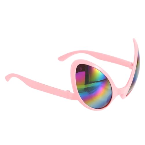 Gatuida Party Sonnenbrille ausgefallenes Design aus Kunststoff Bequeme Vielseitige Verkleidungsbrille für Erwachsene Halloween Kostüm Fotorequisit Auffälliges Accessoire in Hellrosa Gatuida Party Sonnenbrille ausgefallenes Design aus Kunststoff Bequeme Vielseitige Verkleidungsbrille für Erwachsene Halloween Kostüm Fotorequisit Auffälliges Accessoire in Hellrosa von Gatuida
