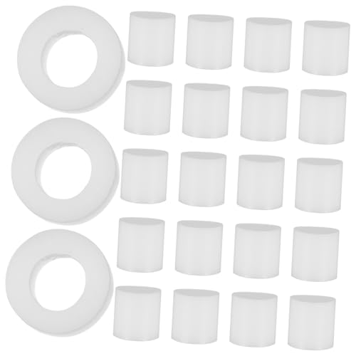 Gatuida Plastikperlen für Steckplatten Einfarbige Schmelzperlen zum Basteln DIY Puzzle Perlen Feinmotorische für Fantasievolles Familienbasteln Weiß von Gatuida