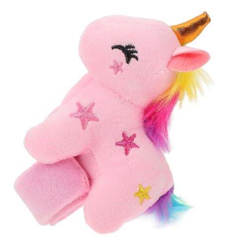 Gatuida Plüsch Einhorn Schnapparmband Kuscheliges Slap Armband Weiches Handgelenkband Partydeko für Geburtstagsfeiern Gatuida Plüsch Einhorn Schnapparmband Kuscheliges Slap Armband Weiches Handgelenkband Partydeko für Geburtstagsfeiern von Gatuida