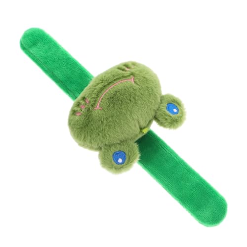 Gatuida Plüsch Frosch Schlagarmband Stofftier Klapparmband Für Bezauberndes Tier Partygeschenk Weiches Und Funktionelles Frosch Design Für Mitgebsel Und Kindergeburtstage von Gatuida