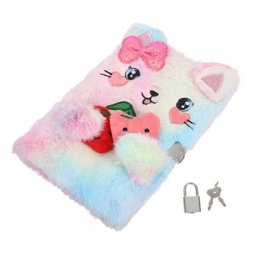 Gatuida Plüsch Katzen tagebuch mit Schloss und Schlüsseln Weiches samtiges Notizbuch für Cartoon Katze mit Schleife Flauschiges Reisetagebuch zum Schreiben und Zeichnen Geschenk für Gatuida Plüsch Katzen tagebuch mit Schloss und Schlüsseln Weiches samtiges Notizbuch für Cartoon Katze mit Schleife Flauschiges Reisetagebuch zum Schreiben und Zeichnen Geschenk für von Gatuida