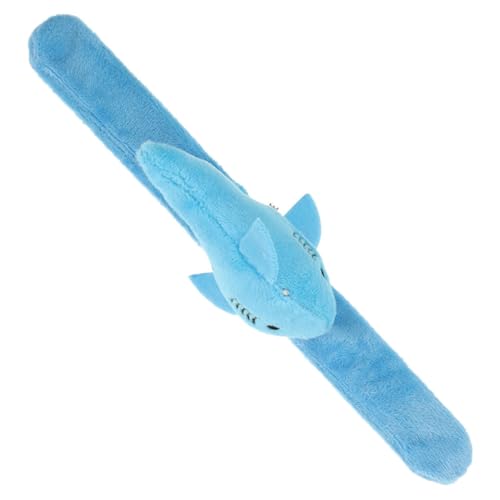 Gatuida Plüschring für kinderspielzeug Blea Plüschtiere Partyzubehör Armbanduhr Handgelverband Tierschlagarmbänder Party-Slap-Armbänder PP Baumwolle Blue von Gatuida