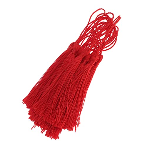 Gatuida Quaste Kleine Quasten Basteln Quasten Design Mini Quasten Mit Schlaufen Armband Winziges Handwerk Winzige Quasten Zum Basteln Zubehör Seidiges Zahnseide von Gatuida