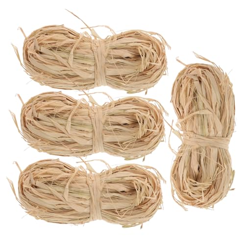 Gatuida Raffia Bastband Natur Raffia für Dekoration und DIY Vielseitig Einsetzbar für Hochzeiten Partys und Bastelarbeiten Füllmaterial für Boxen und Kreationen von Gatuida
